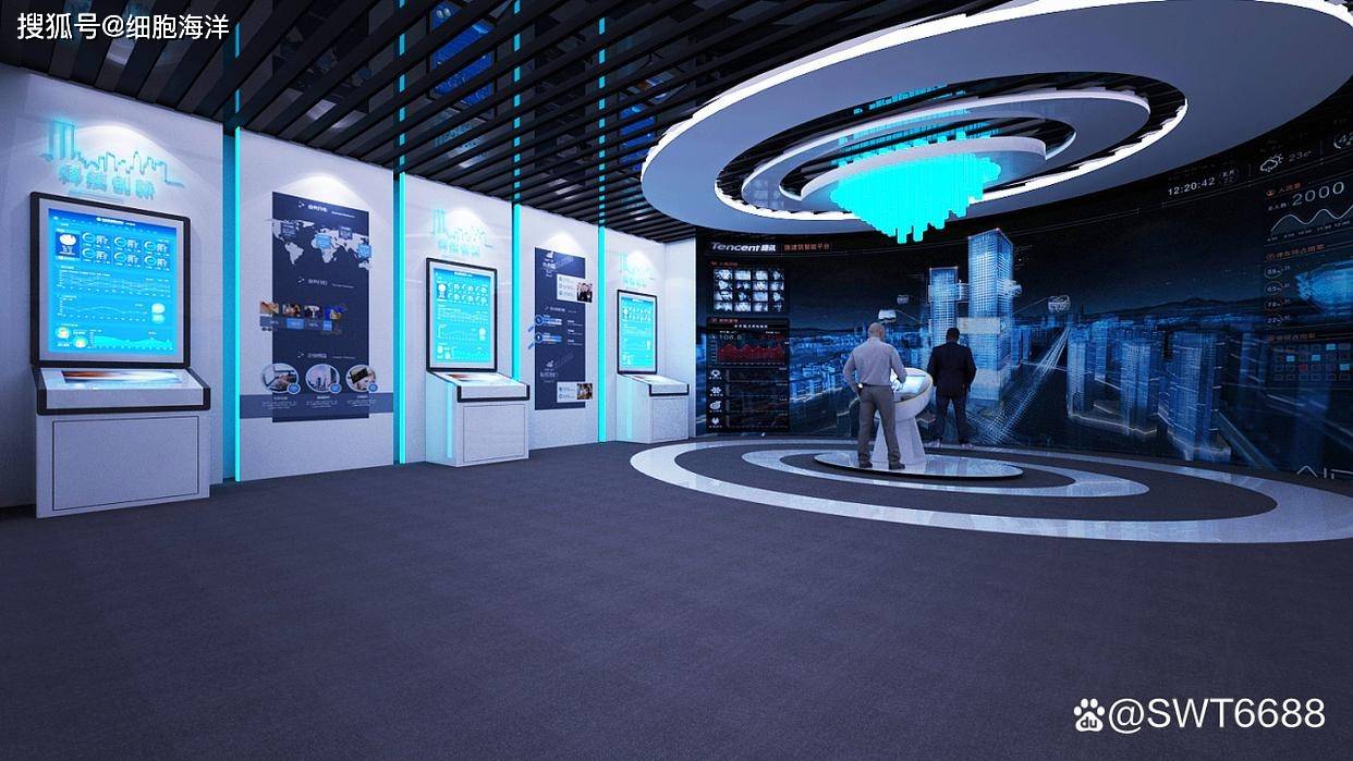 思威图数字干细胞展厅设计 以通透呼吸之感，构筑空间、智慧与造型的融合场域